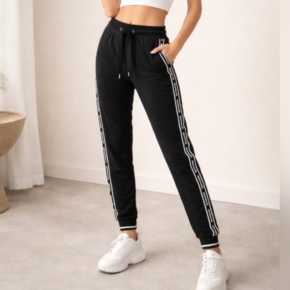Sportalm Black/White Jogger Sweatpants